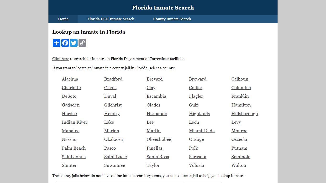 Alachua County Inmate Search