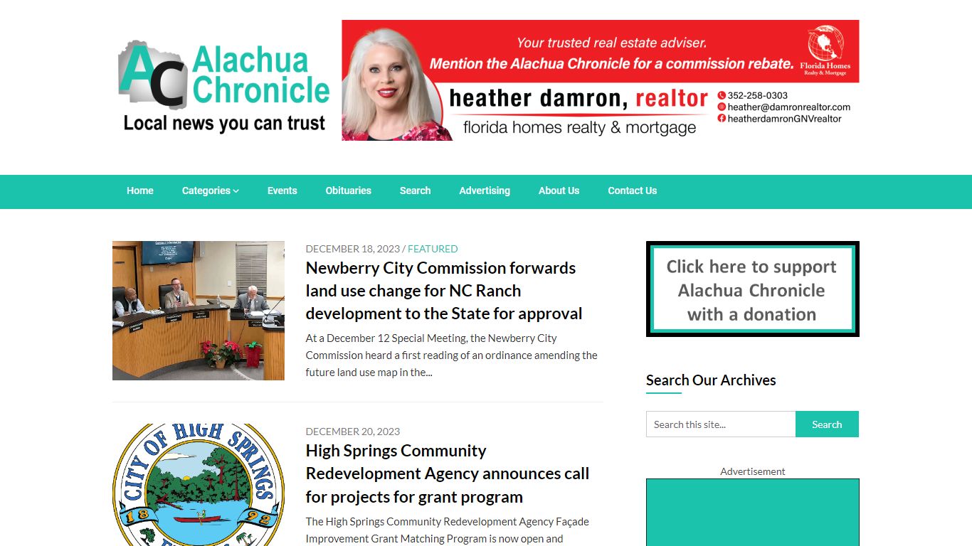 Jail Booking Log, December 5 - Alachua Chronicle